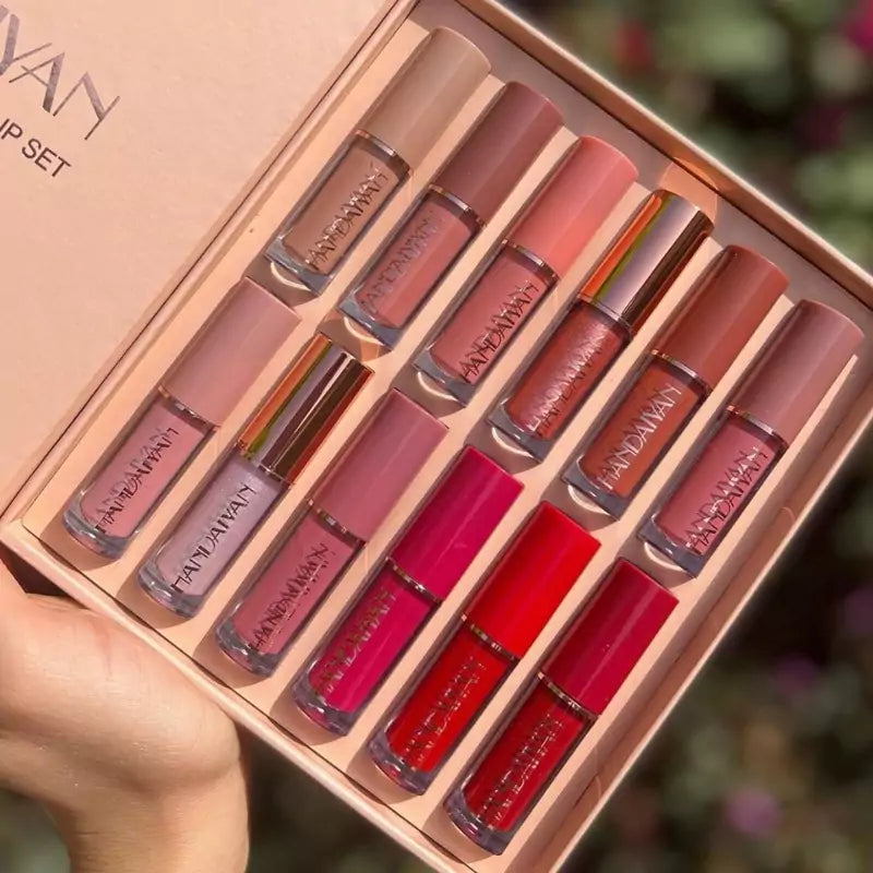 Handaiyan 12 Color Matte Liquid Lipstick Set