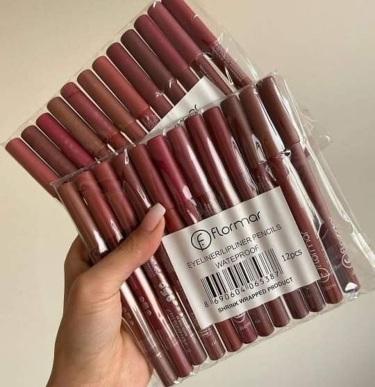 Flomar Lipstick + Lipliner  (12 pecs)