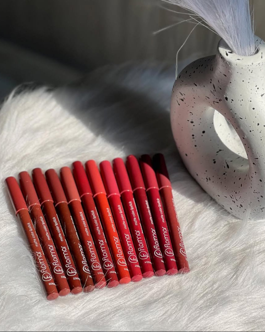 Flomar Lipstick + Lipliner  (12 pecs)